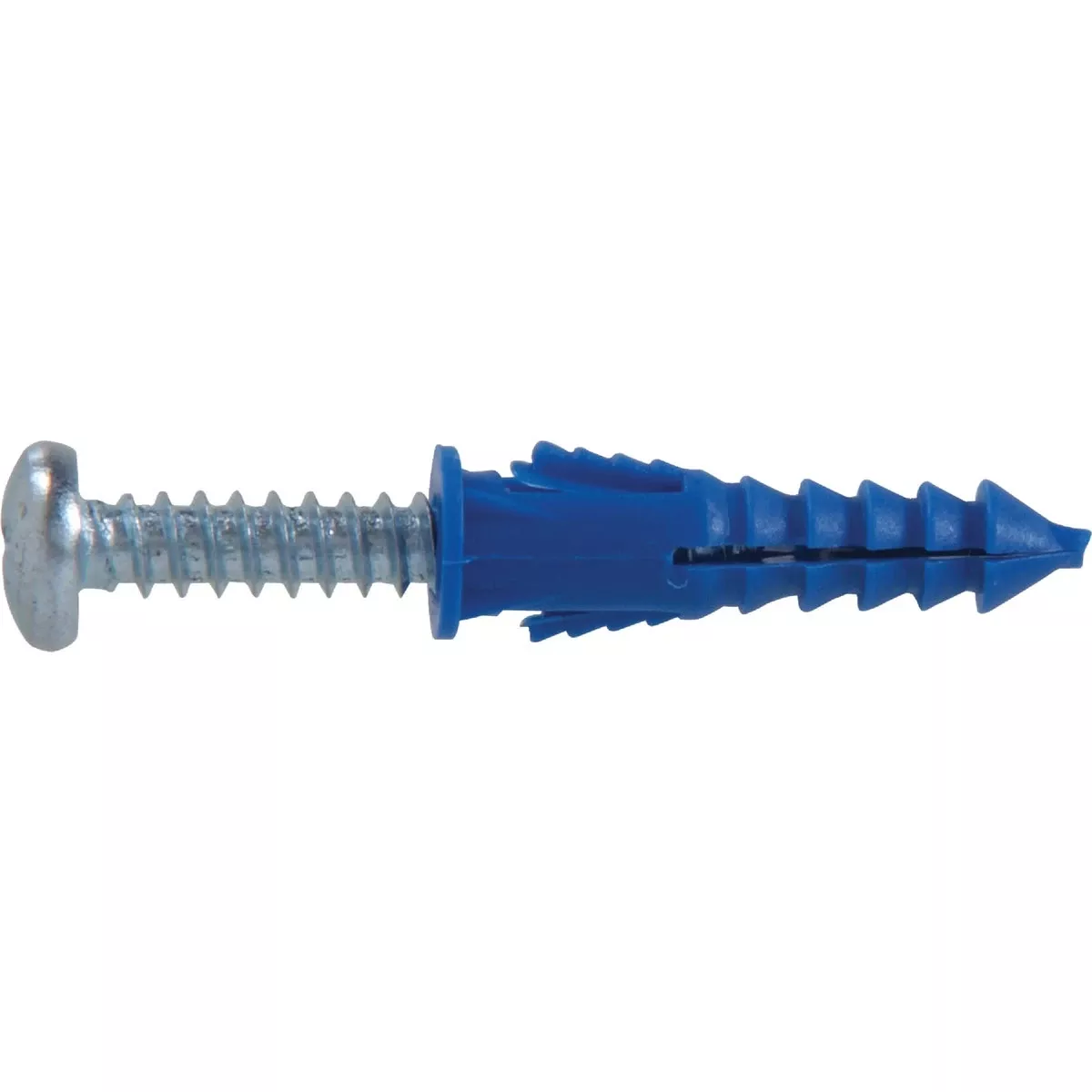 0.164 In. D X 1-1/4 In. L Plastic Ribbed Head Ribbed Anchor 25 Pk