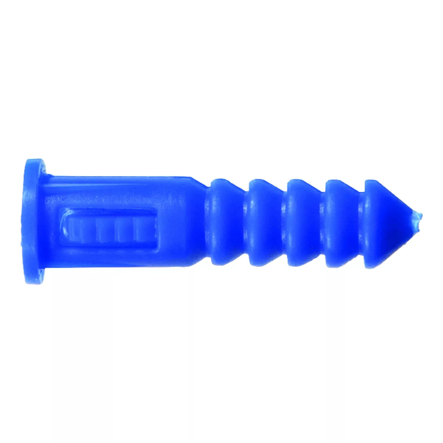 0.164 In. D X 1-1/4 In. L Plastic Round Head Ribbed Anchor 100 Pk