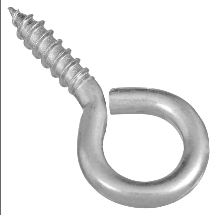 0.22 In. D X 2-3/16 In. L Zinc-plated Steel Screw Eye 65 Lb. Cap. 3 Pk
