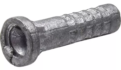 0.25 In. D X 1 In. L Lead Round Head Concrete Screw Anchor 100 Pc