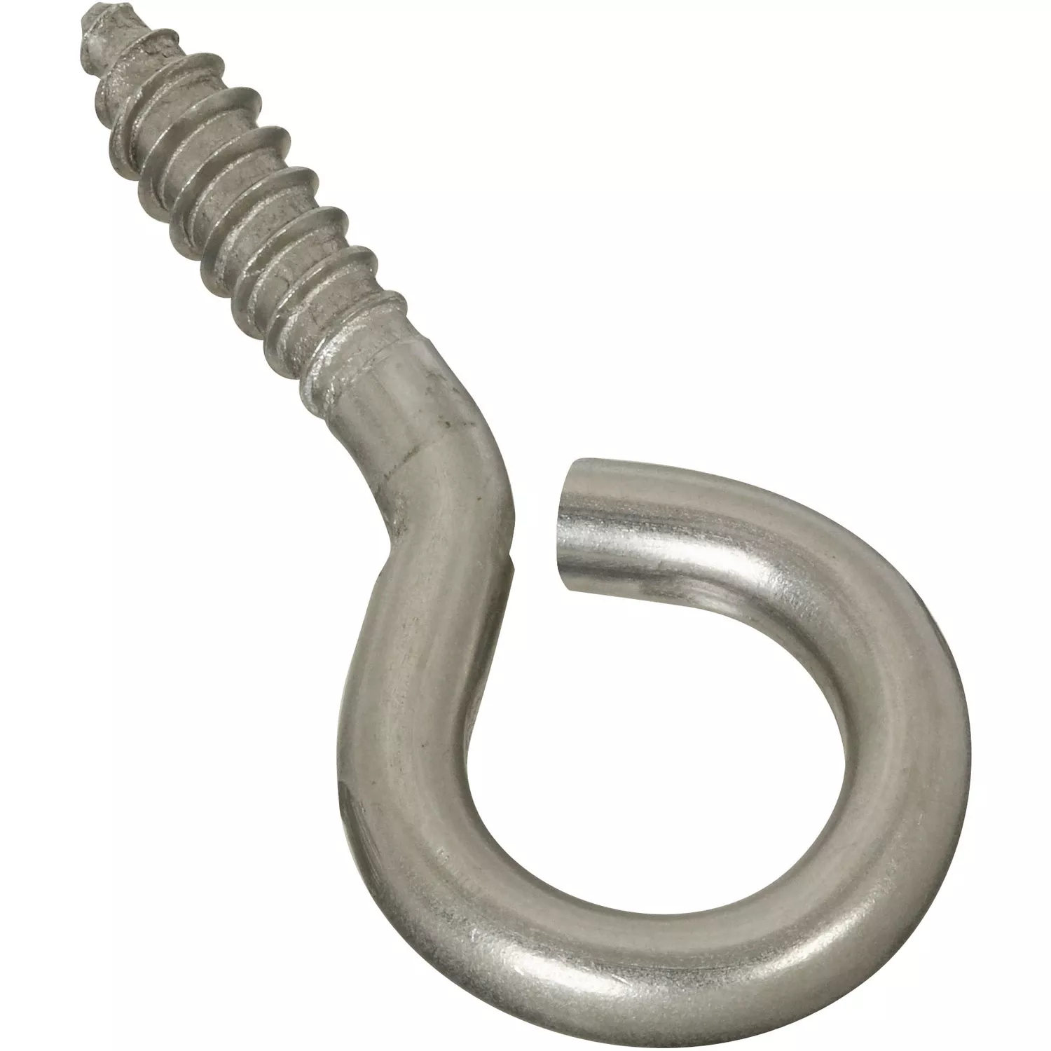 0.26 In. D X 2-5/8 In. L Brushed Stainless Steel Screw Eye 120 Lb. Cap. 1 Pk