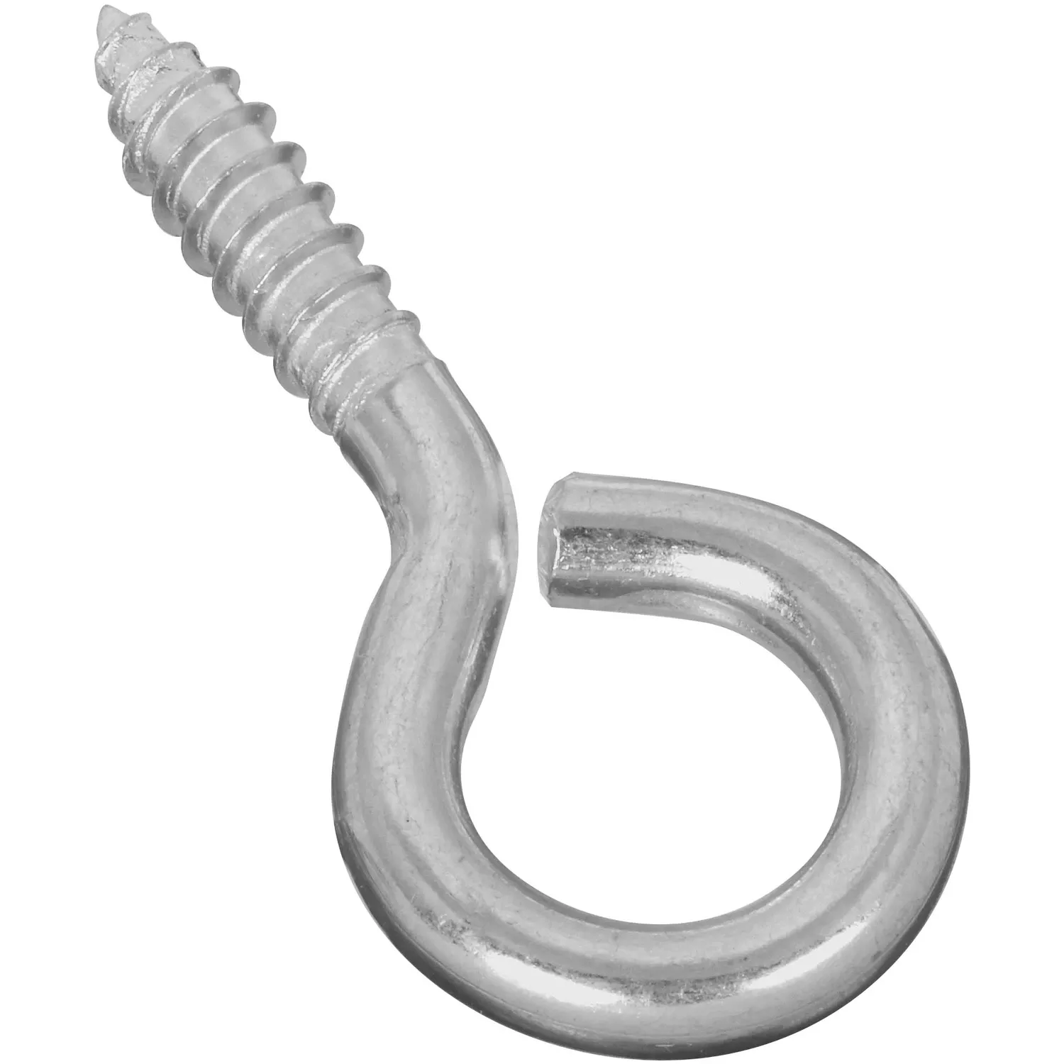 0.26 In. D X 2-5/8 In. L Zinc-plated Steel Screw Eye 115 Lb. Cap. 2 Pk