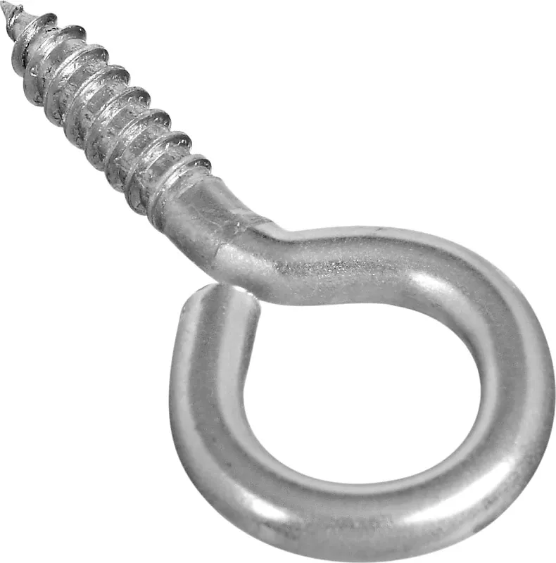 0.30 In. D X 2-7/8 In. L Polished Stainless Steel Screw Eye 150 Lb. Cap. 1 Pk