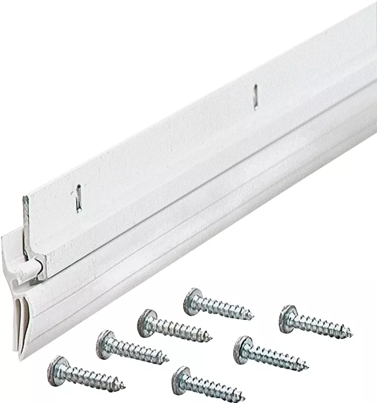 1-1/4 In. X 36 In. White Aluminum & Vinyl Door Sweep Model 05215