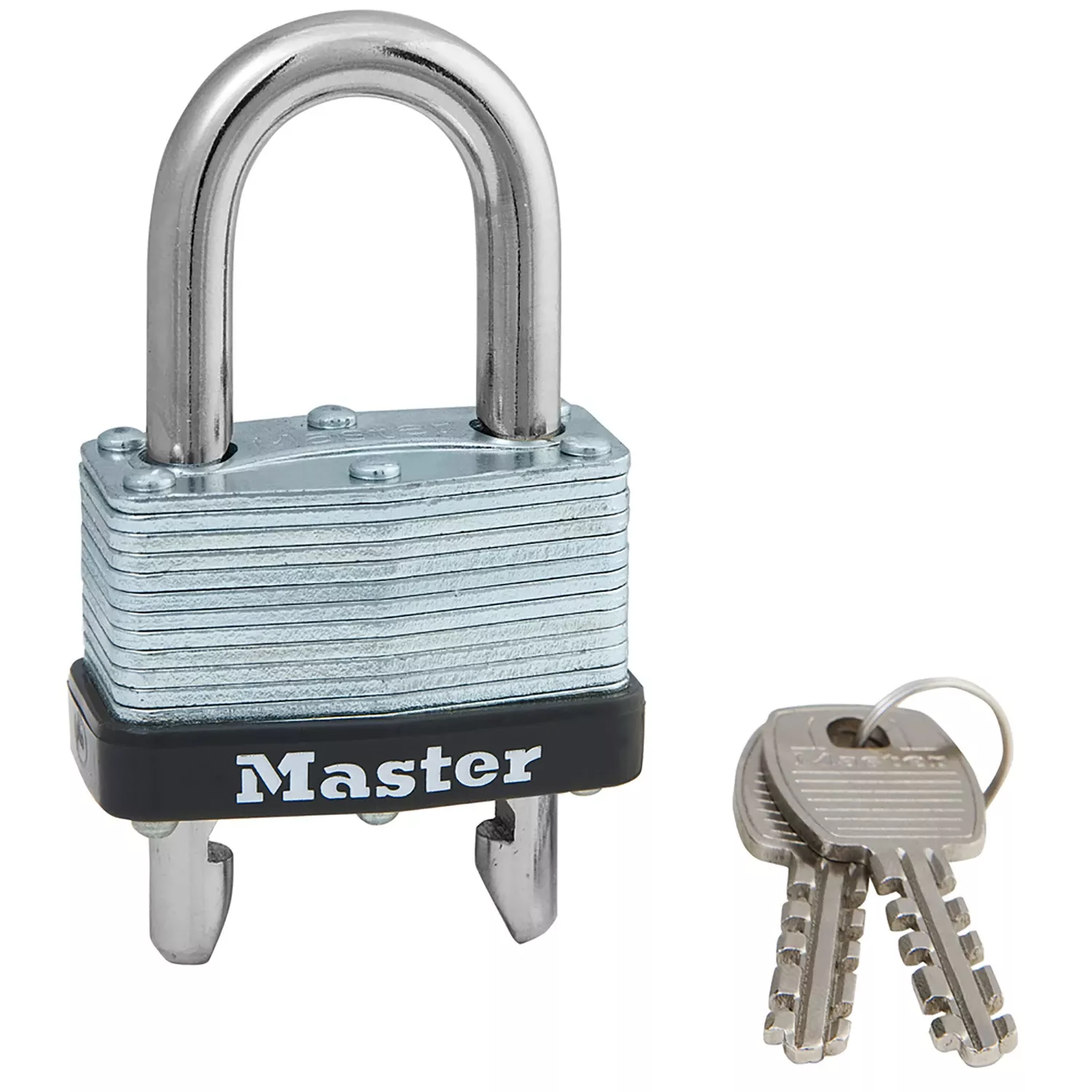 1-3/4 In. Keyed Padlock, Warded Steel,