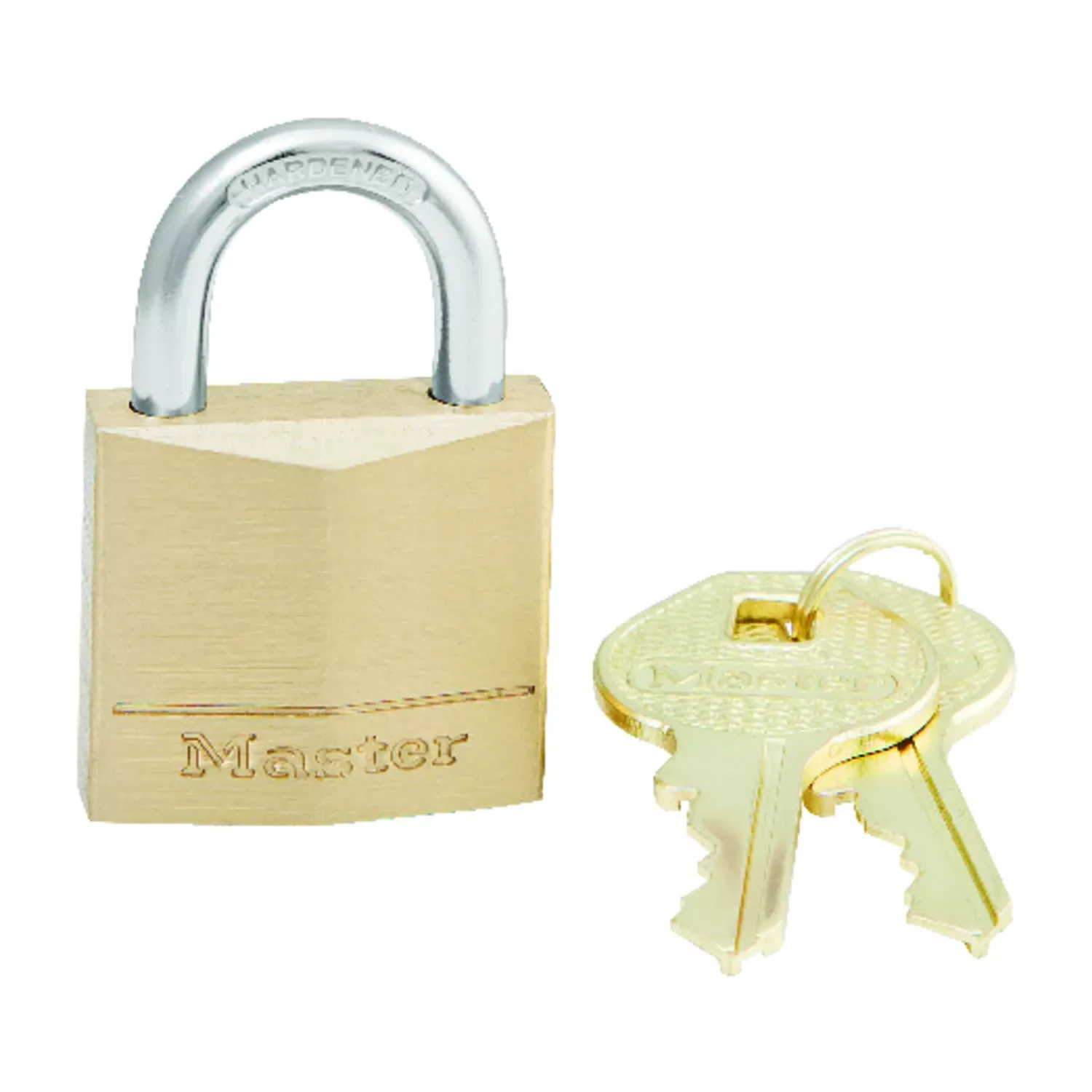 1 In. H X 5/16 In. W X 1-3/16 In. L Brass 4-pin Cylinder Exterior Padlock