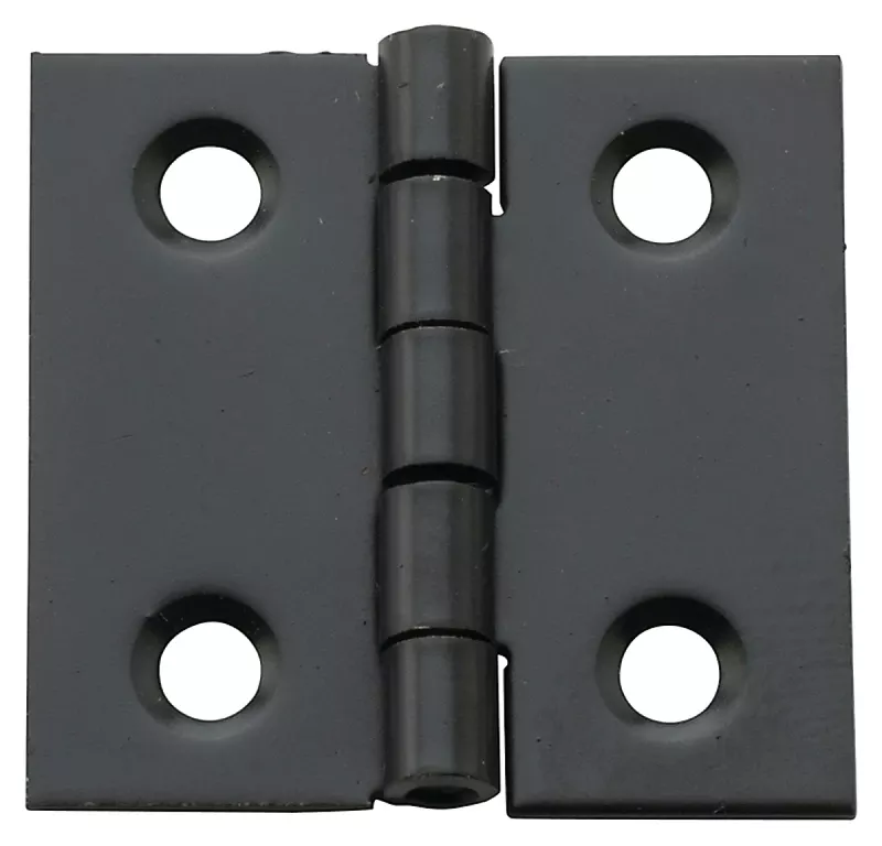 1 In. L Oil Rubbed Bronze Door Hinge 4 Pk
