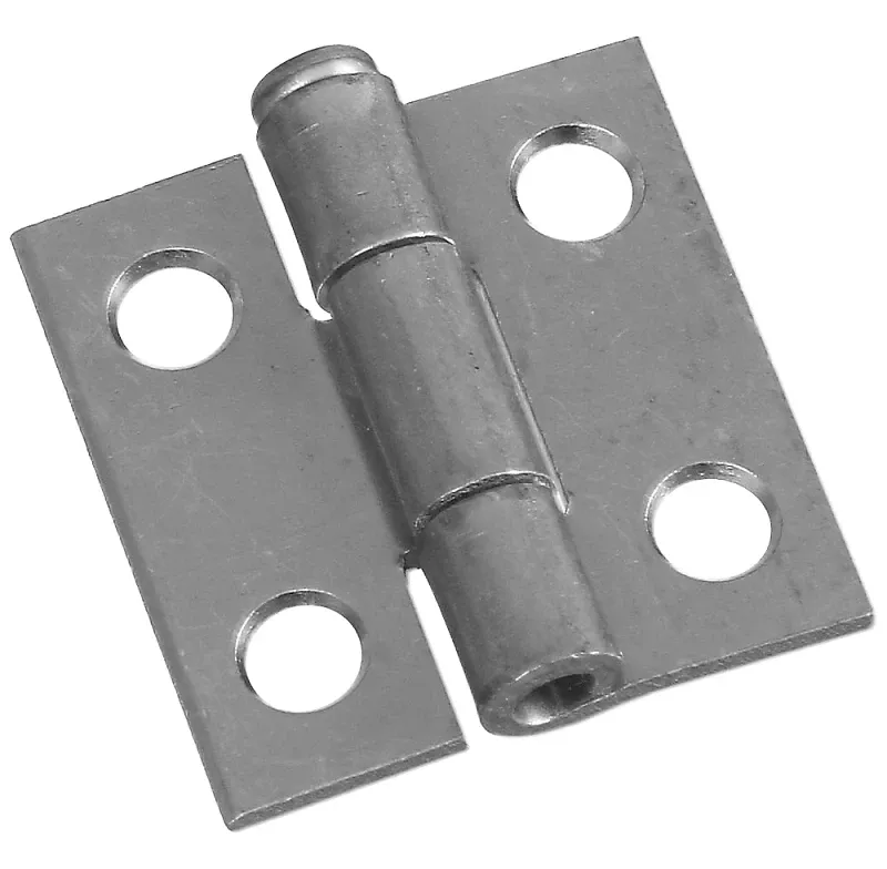 1 In. L Zinc-plated Narrow Hinge 2 Pk