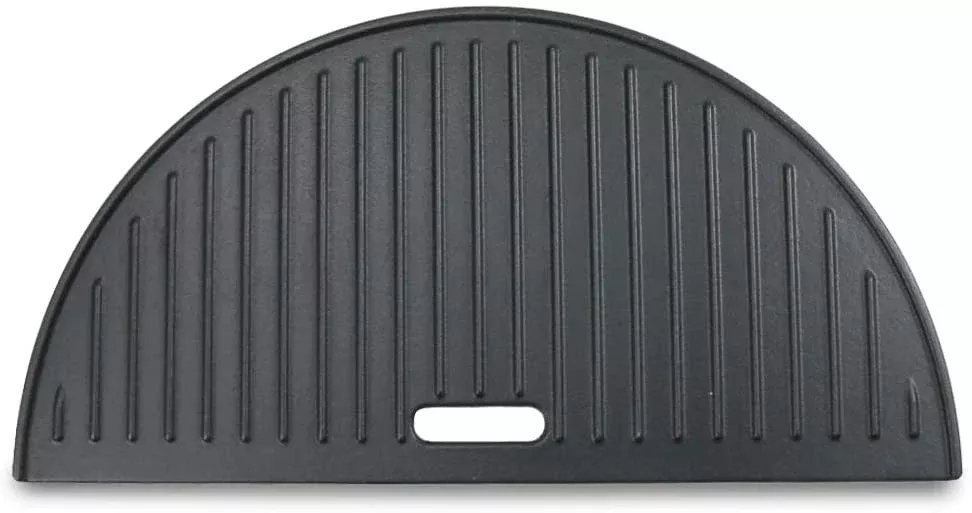 18 Inch Half Moon Griddle Grate for 18 inch Kamado Joe Classic I, II, III, Kamado Joe KJ-HCICG Ceramic Egg Grills