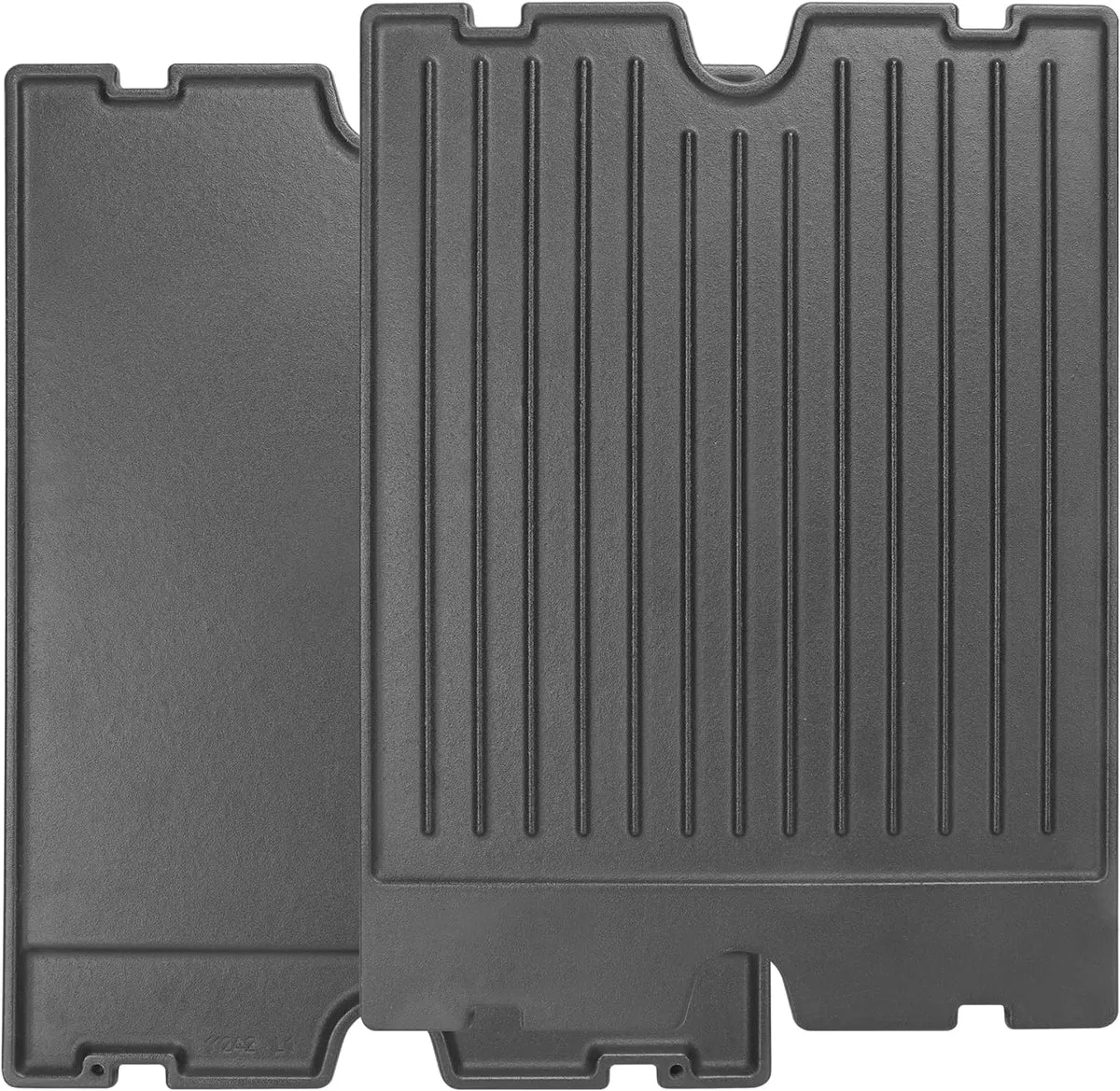2-in-1 Reversible 17.48" x 12.48" Pre-Seasoned 11242 Cast Iron Griddle for Broil King Baron, Crown, Crown Pellet Series Grills