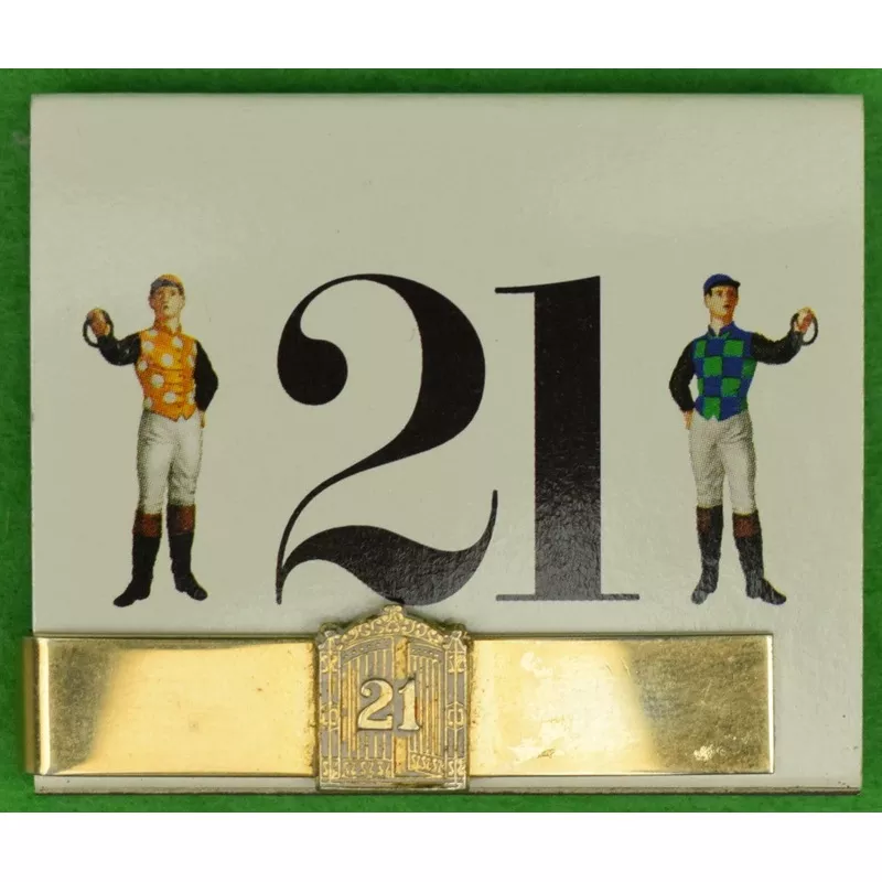 “21” Club Brass Tie Clasp (SOLD)