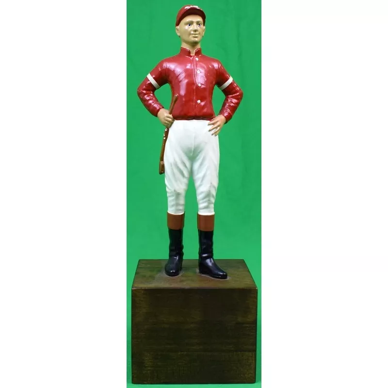 “21” Club Red Jockey Bookend