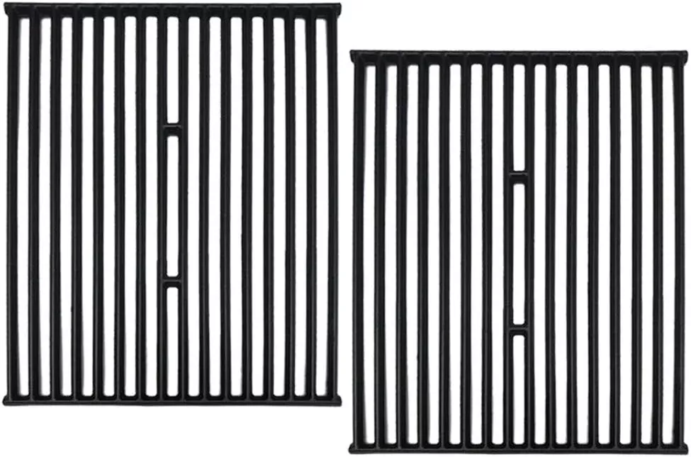 2PK 15" x 12 3/4" Matte Cast Iron Cooking Grid for Broil King Grill Models 945584, 945587, 94624, 986784, 995954 etc.