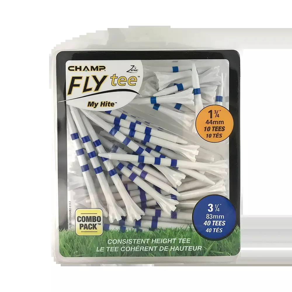 3 ¼" Zarma FLYtee MyHite™ Tee Combo Pack - Blue Stripe