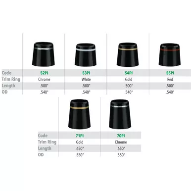 .370" Parallel Iron Ferrules - Trim Ring