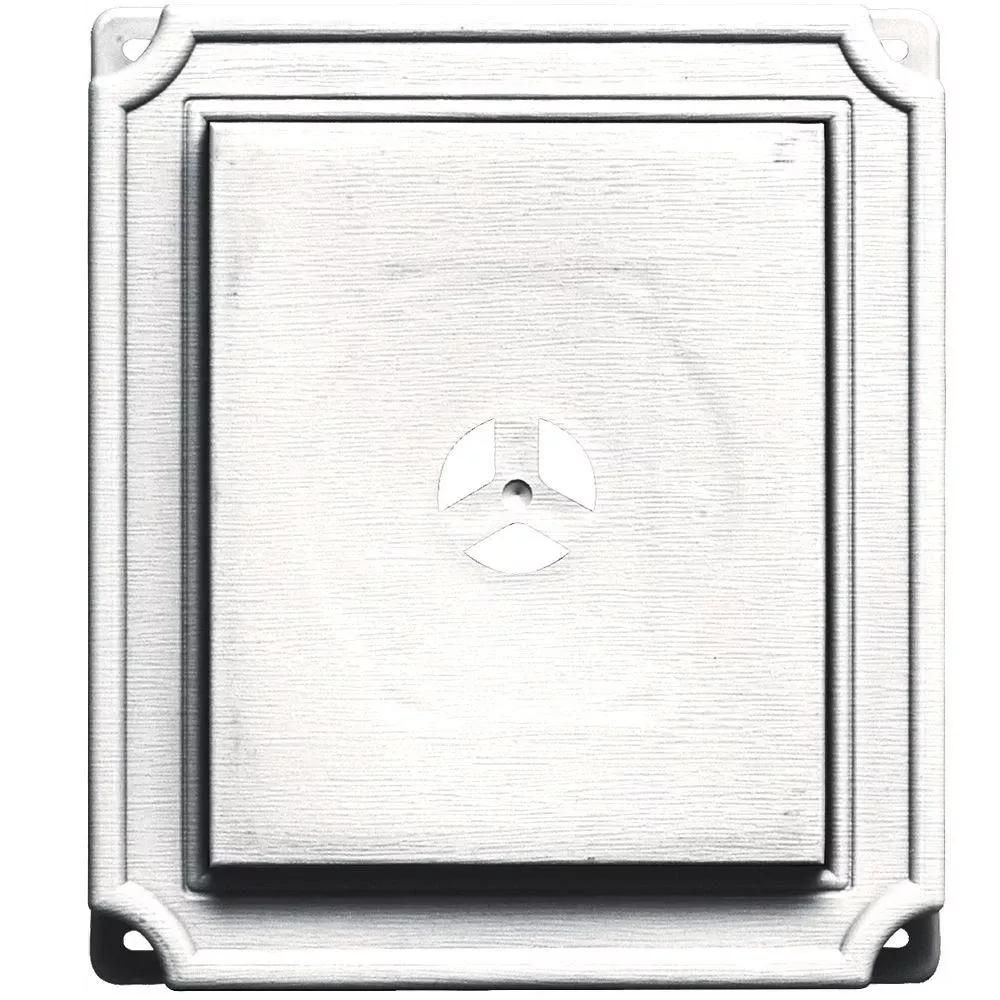 8 In. H X 1-5/8 In. L Prefinished White Copolymer Mounting Block