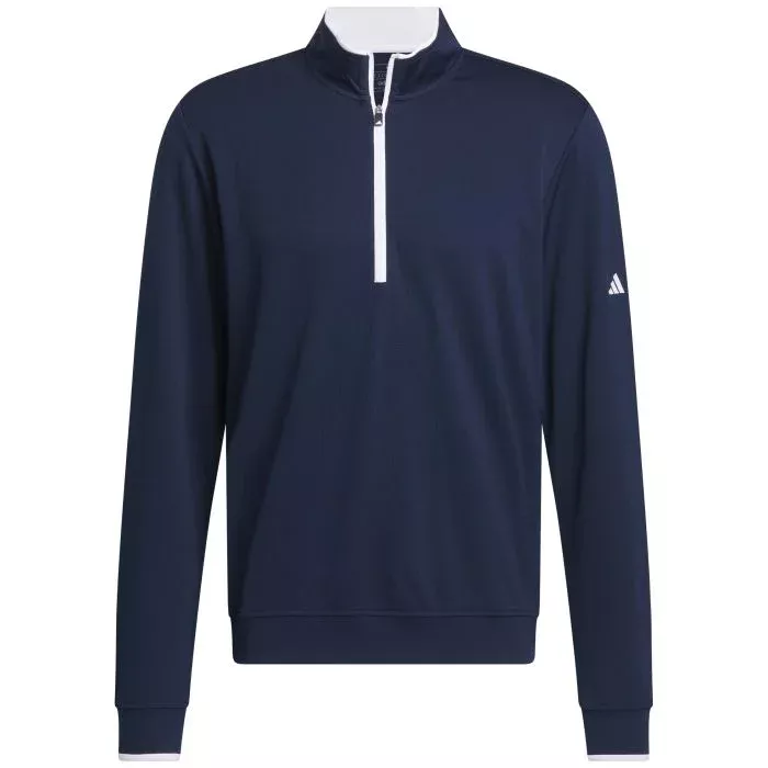 adidas Lightweight Quarter Zip Golf Pullover 2026
