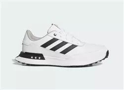 Adidas Men's S2G 24 Leather Spikeless Golf Shoes, White/Black