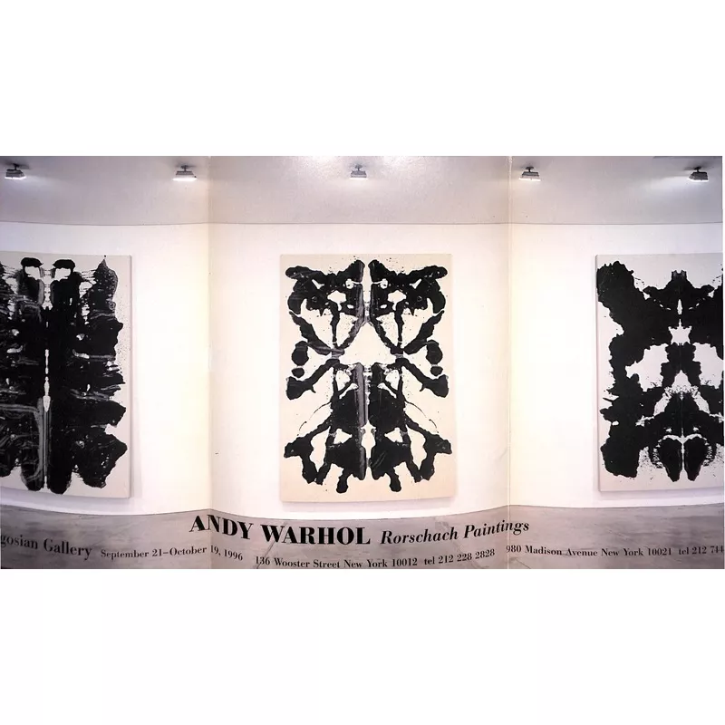 “Andy Warhol Rorschach Paintings” 1996 (SOLD)