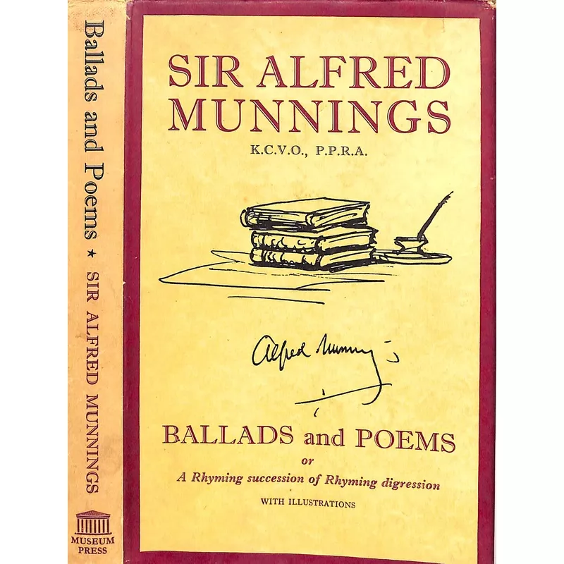 “Ballads And Poems” 1957 MUNNINGS, Sir Alfred
