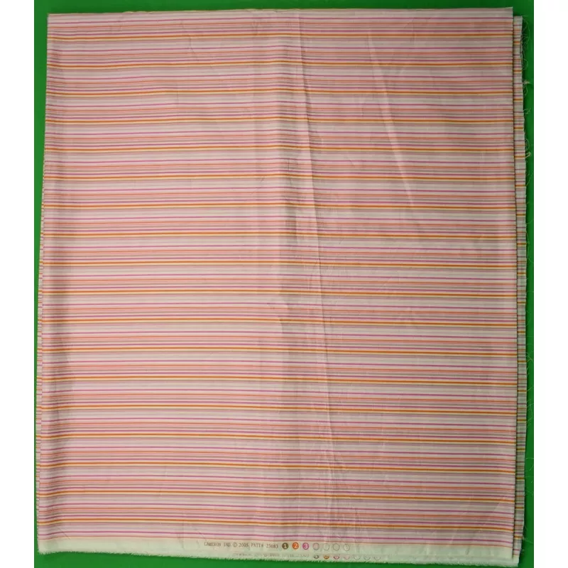 “Bolt Of Men’s Pastel Multi-Stripe Men’s Shirting Fabric”