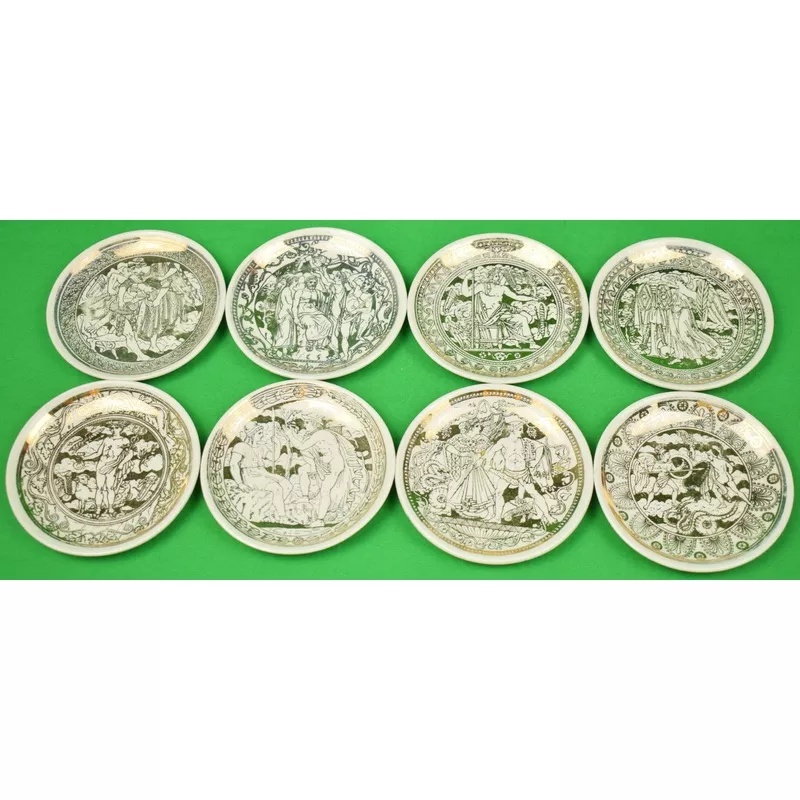 “Box Set x 8 Fornasetti Mitologia c1960s Italian Coasters”