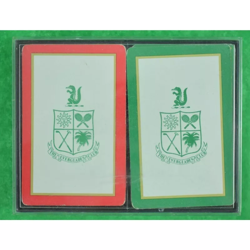“Box Set x Twin Deck of The Everglades Club Palm Beach Playing Cards” (SOLD)