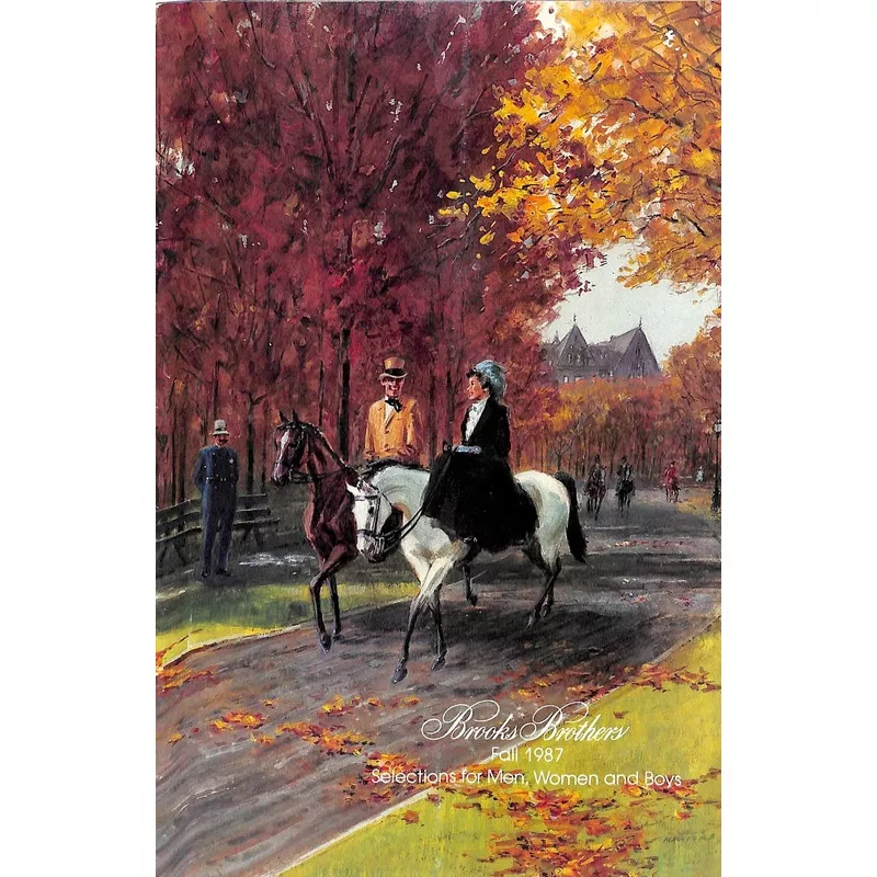 “Brooks Brothers Fall 1987 Selections for Men, Women and Boys” (SOLD)