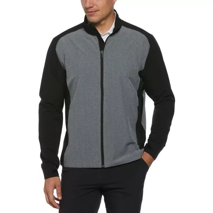 Callaway Heathered Block Full-Zip Golf Jacket - ON SALE