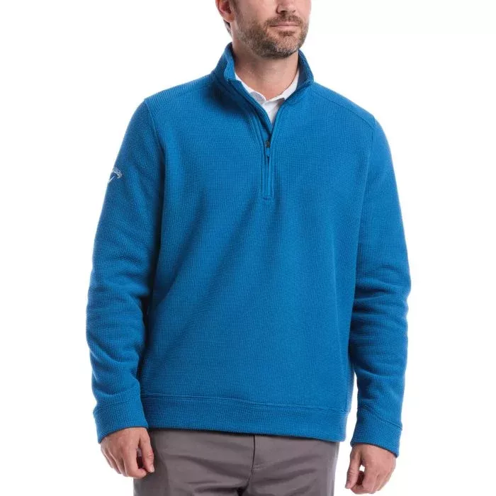 Callaway Waffle Quarter Zip Golf Pullover