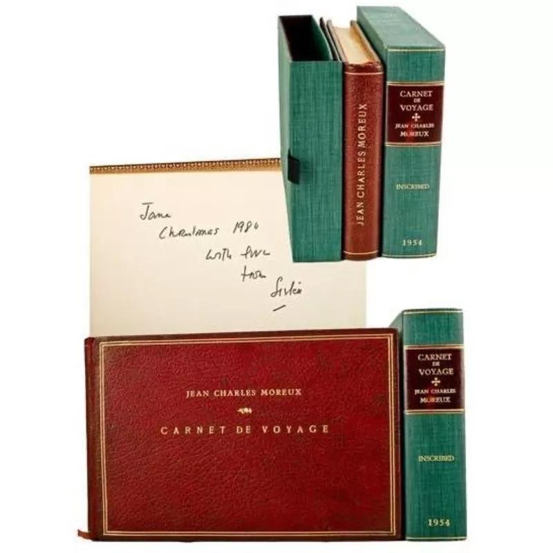 “Carnet De Voyage” 1954 MOREUX Jean-Charles (Inscribed by Sister Parish to Jane Engelhard)