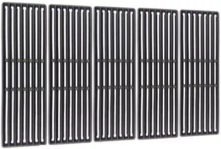Cast Iron Cooking Grates Kit for Broil King 9561-54, 9561-67, 9561-84, Regal 420, 440, 490, 490PRO etc Grills, Set of 5 Replacement Grill Grids