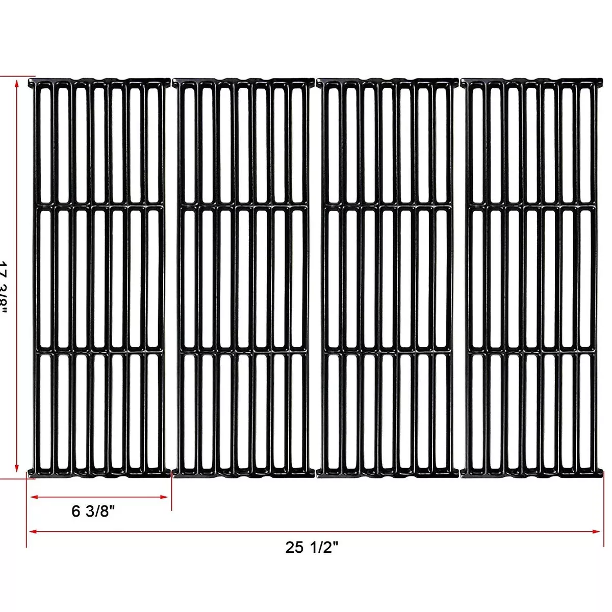 Cooking Grid Grates for Broil King 9211-64, 9211-67, 9215-54, 9215-57, 9215-64, 9215-67, 9221-54, 9221-57, 9221-64, 9221-67 3-4 Burner Gas Grills