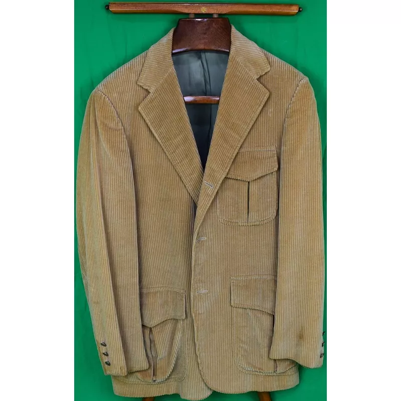 “Corduory Shooting Jacket w/ Remington Shell Buttons” Sz: 40R