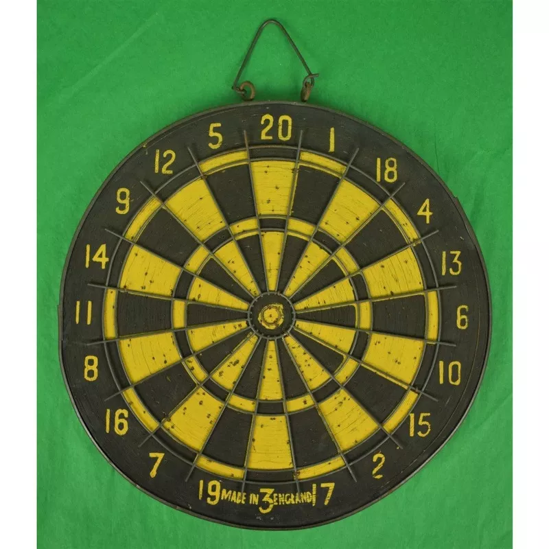 “Darts Board c1940s Made In England”