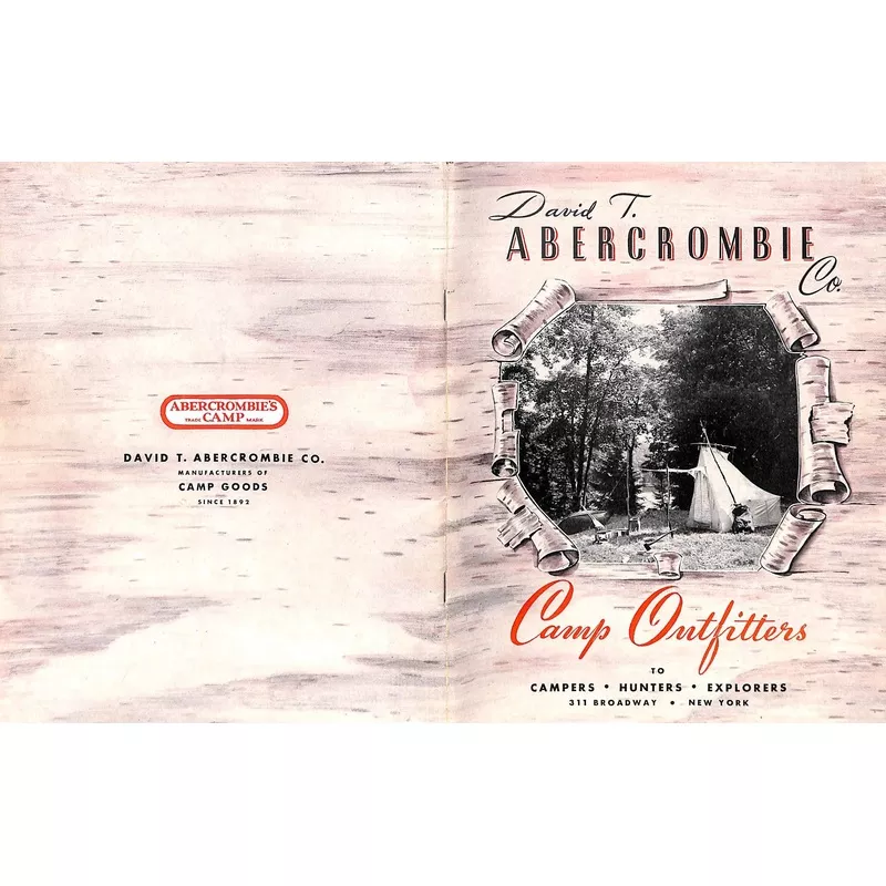 “David T. Abercrombie Camp Outfitters” 1941 Catalog