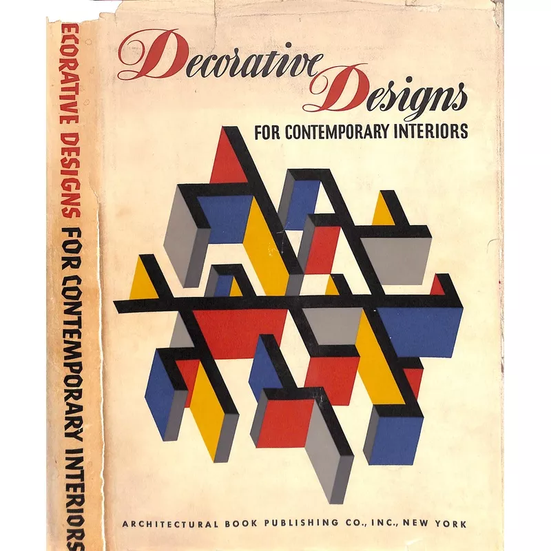“Decorative Designs For Contemporary Interiors” 1956 GATZ, Konrad [edited by]