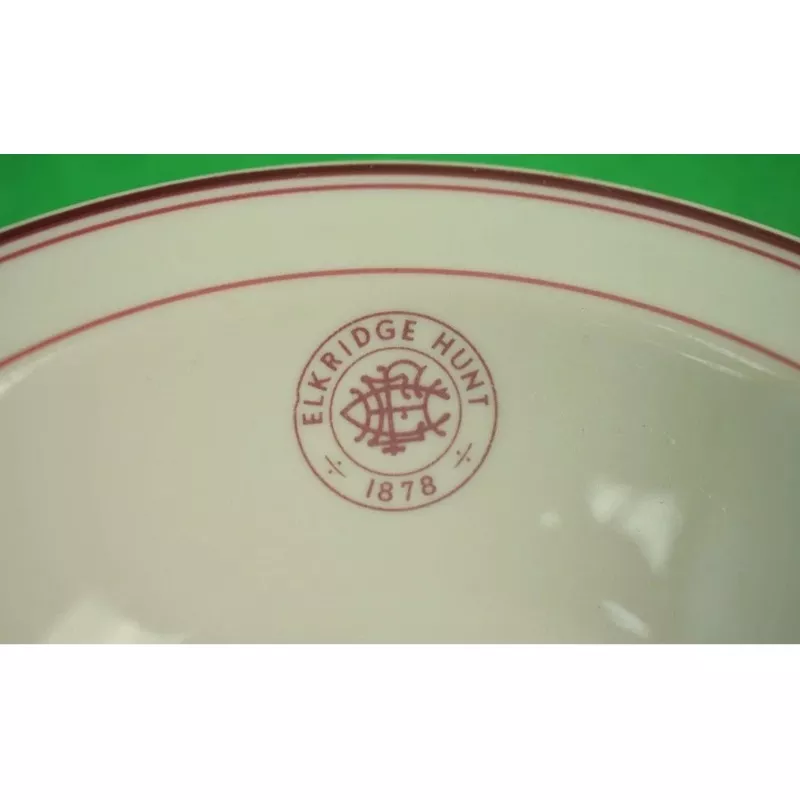 “Elkridge Hunt Club Est 1878 Shenango China Soup Bowl”