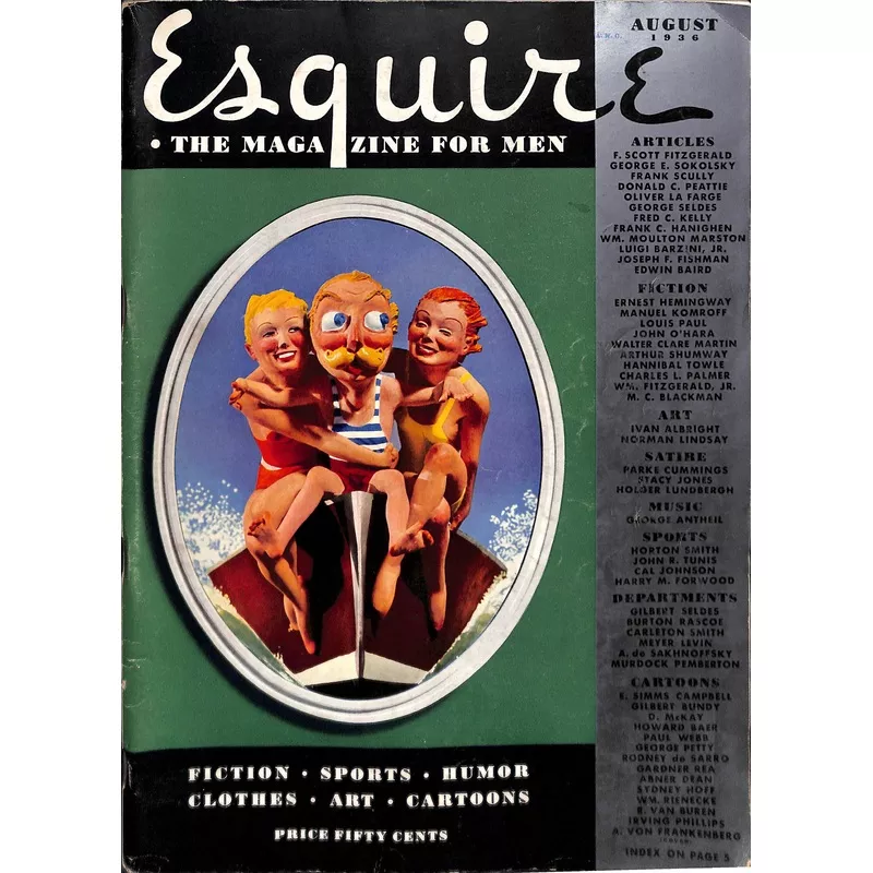 “Esquire August 1936” (SOLD)
