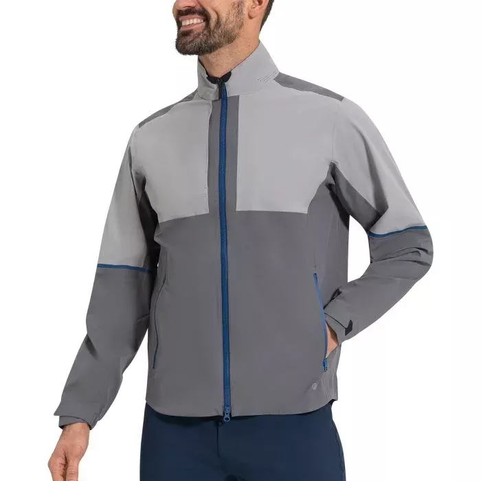 FootJoy DryJoys Select LX Golf Rain Jacket - Smoke/Sleet
