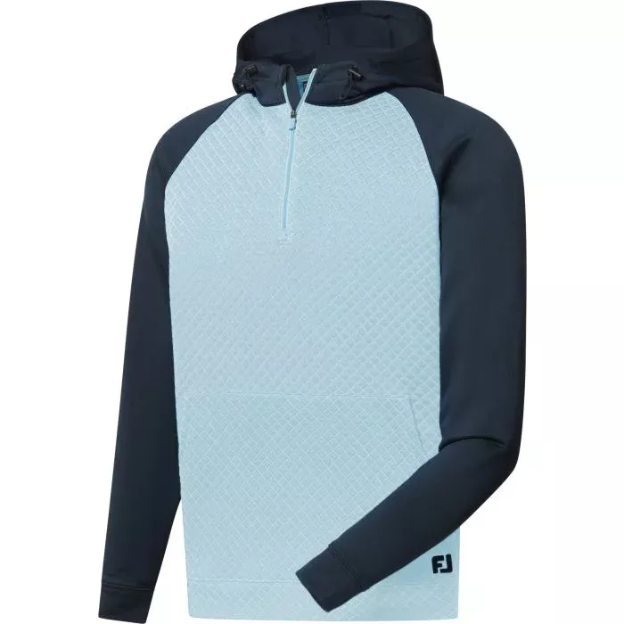 FootJoy Links Golf Hoodie - Navy/Light Blue