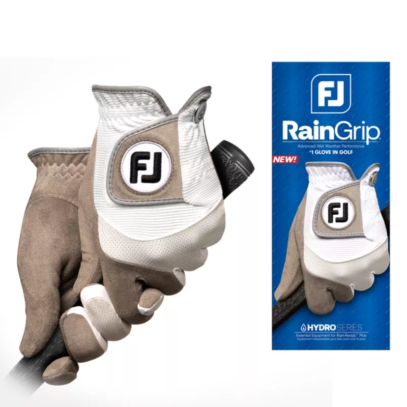FootJoy RainGrip 2024 Men's Gloves White/Grey