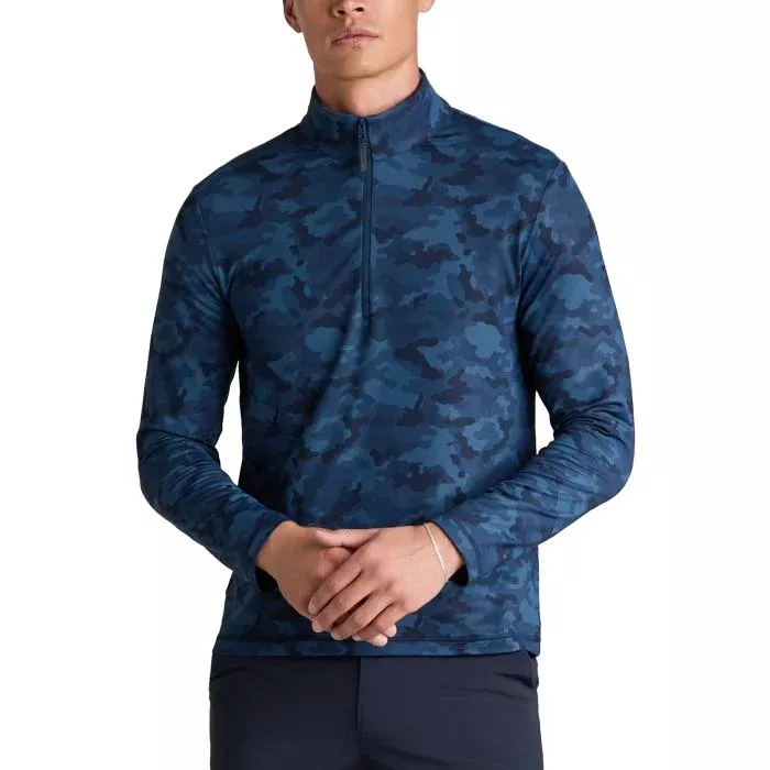 G/FORE Brushed Back Tech Terry Quarter Zip Golf Pullover