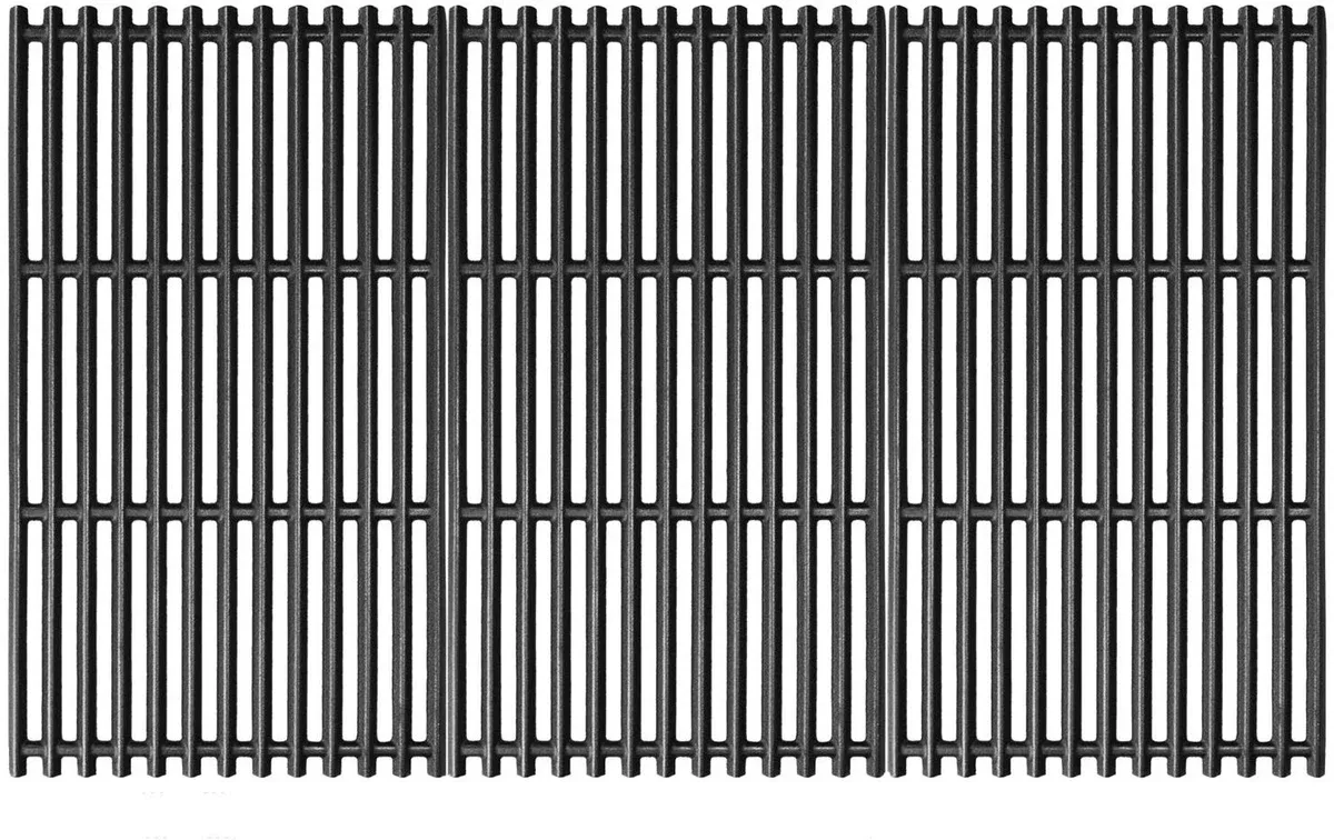Grill Grates 3 Pcs for Lowe's for 606682, 639322, 17 x 28-1/2, Cast Iron Grill Replacement Parts