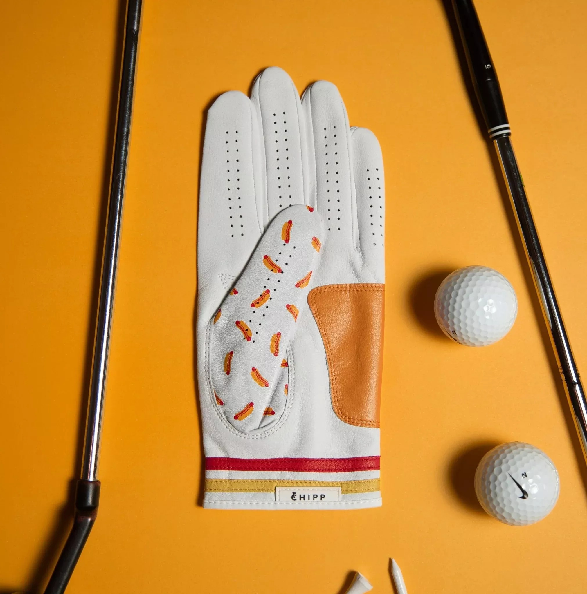 "Hot Dog" Golf Glove