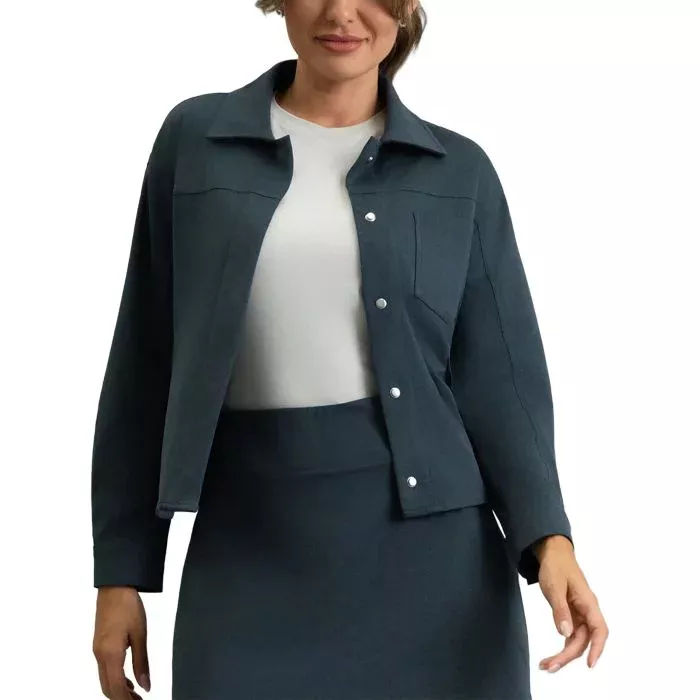 IBKUL Womens IBKumfortable Biker Golf Jacket