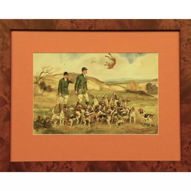 ‘The Kill’ Watercolour by Thomas Ivester-Lloyd