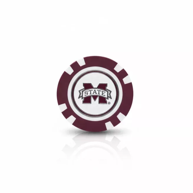 Mississippi State Bulldogs Officially Licensed Poker Chip Ball Marker
