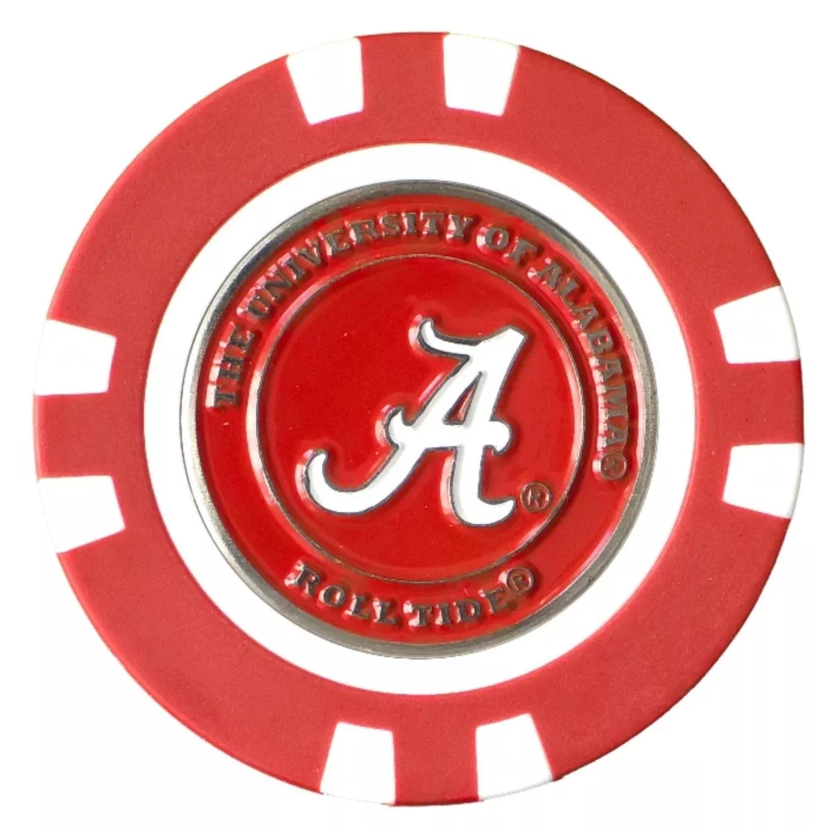 Officially Licensed Alabama Crimson Tide Poker Chip Ball Marker