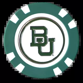 Officially Licensed Baylor Bears Poker Chip Ball Marker